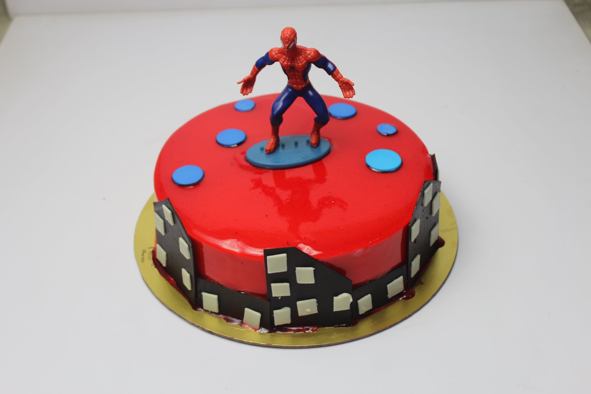 Spiderman Themed Cake Brownie Point India