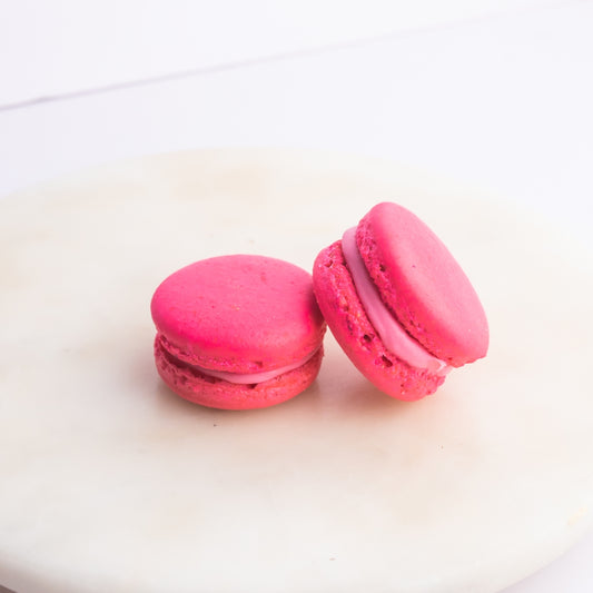 Strawberry Macarons