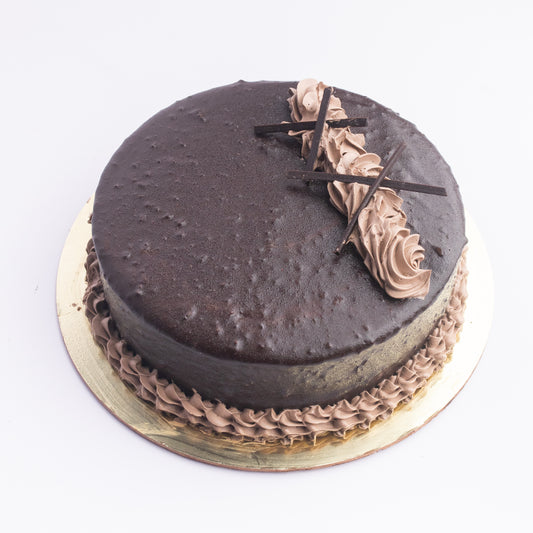 Dark Chocolate Crinkle Cake